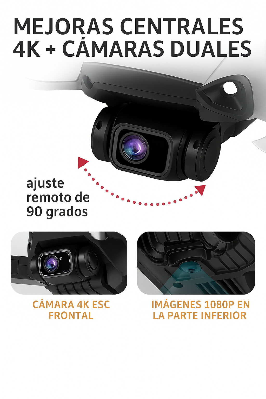 Drone 4k Plegable PRO