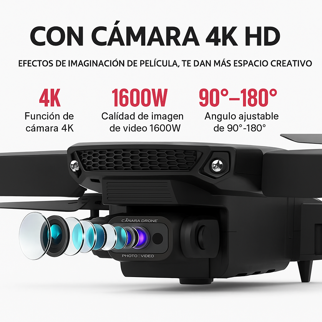 Drone 4k Plegable PRO